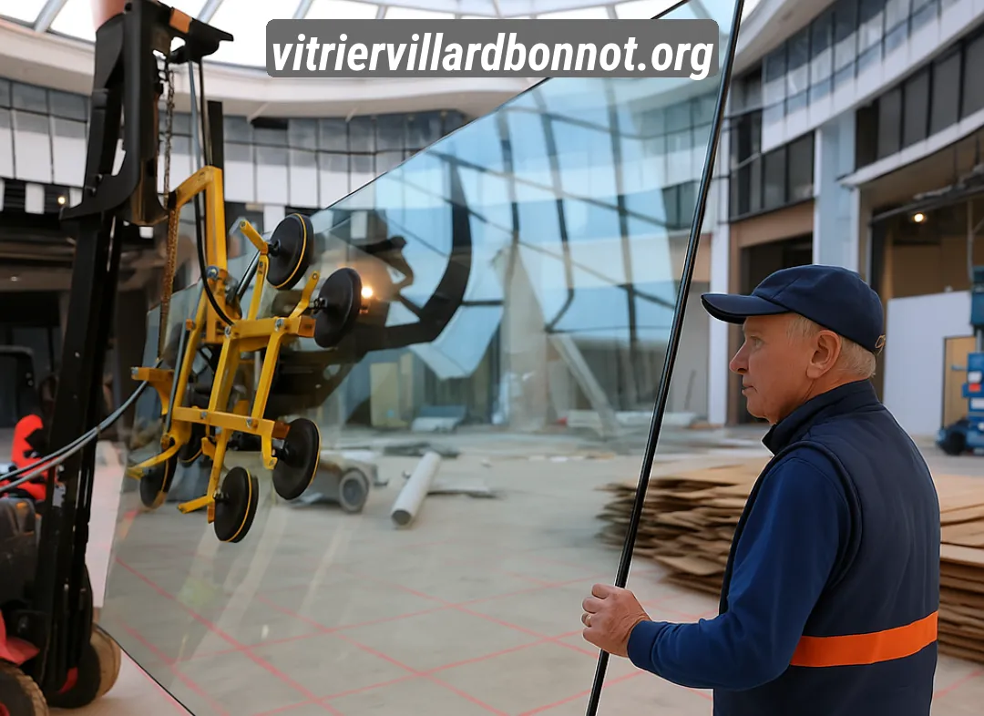 Remplacement de vitrine magasin Villard-Bonnot